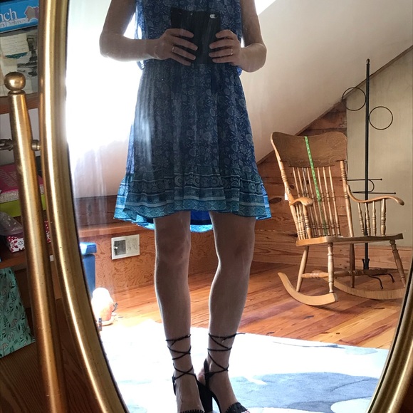 Lily Rose Blue Tassel Dress, NWT, Size L - Picture 16 of 16